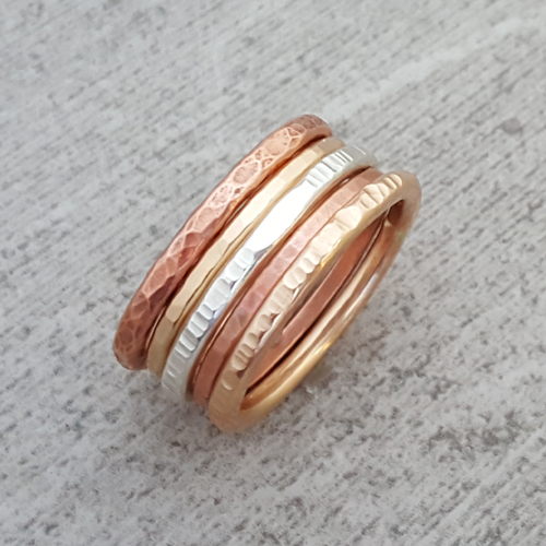 Fine Silver Stacking Rings picture