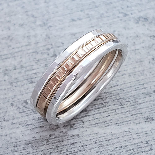 Fine Silver Stacking Rings picture