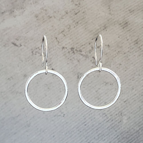 Silver Hoop Earrings picture