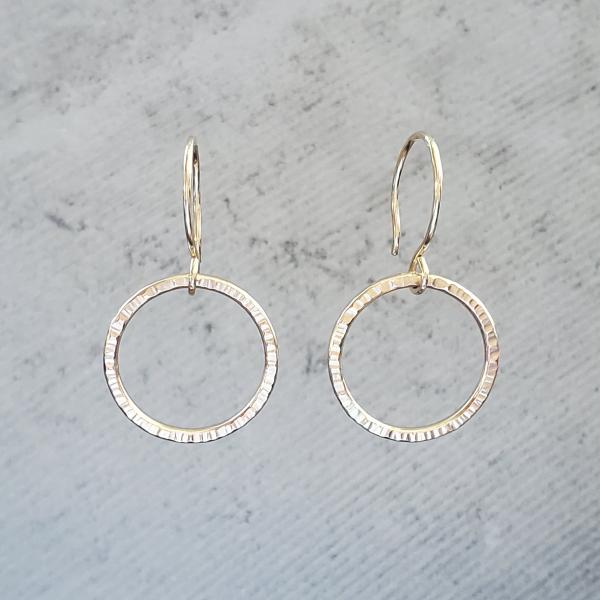 14k Gold Fill Hoop Earrings picture