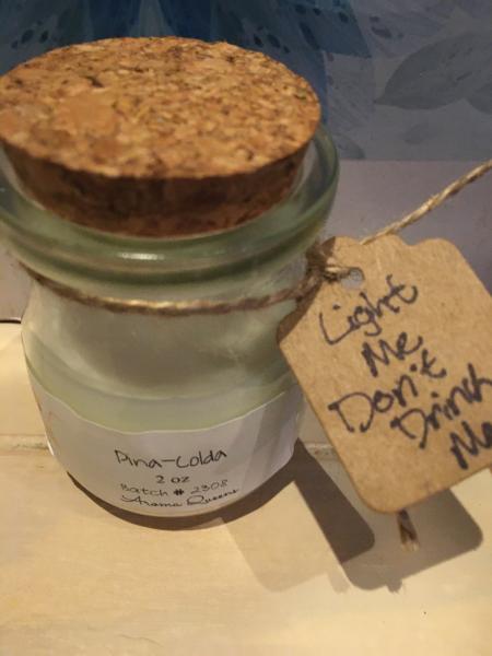 Pina Colada 2 oz Soy Wax Candle