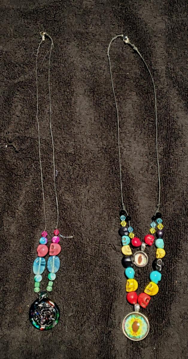 Skull & Bugs Necklaces picture