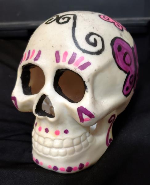 Painted Plaster Skulls picture