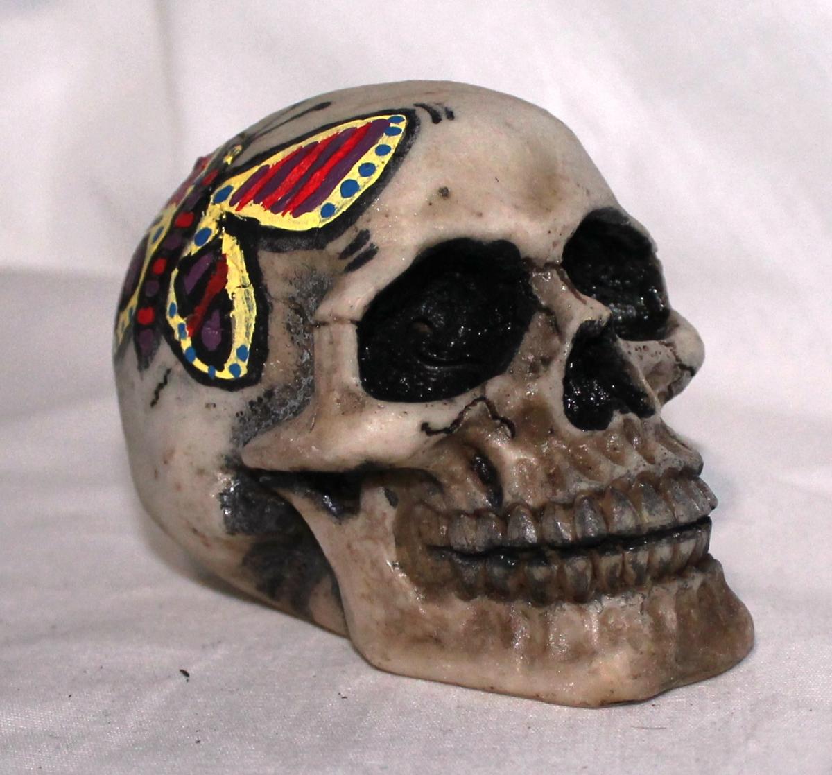 Painted Resin Skulls picture