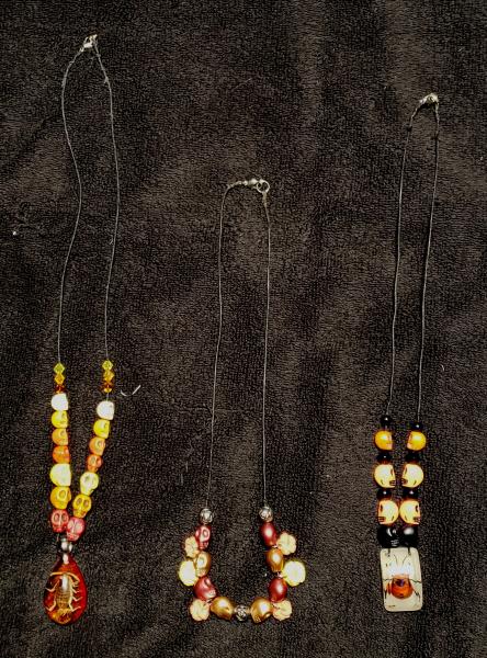 Skull & Bugs Necklaces picture