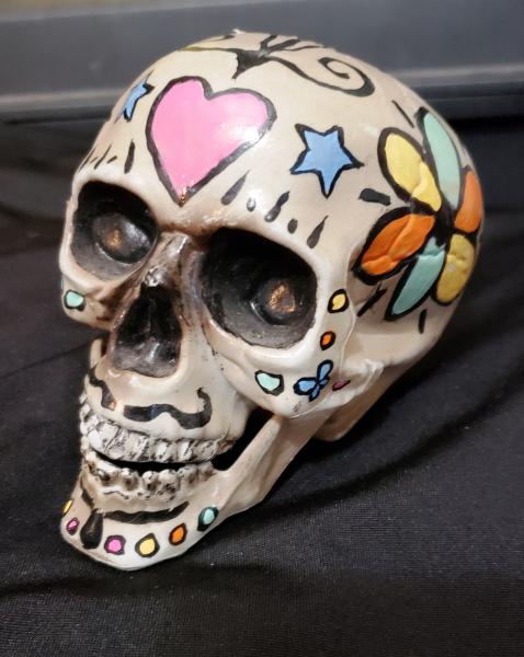 Painted Plastic Skulls picture