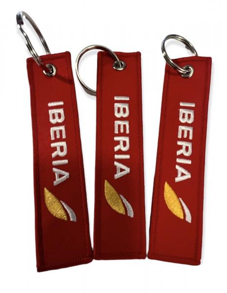 New Set 3 Keychain Diferent Airlines  *- 130*30mm twill+embroidery logo on both sides picture
