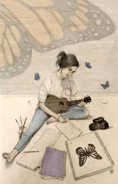 Haley Dragon - Self Portrait of a Butterfly