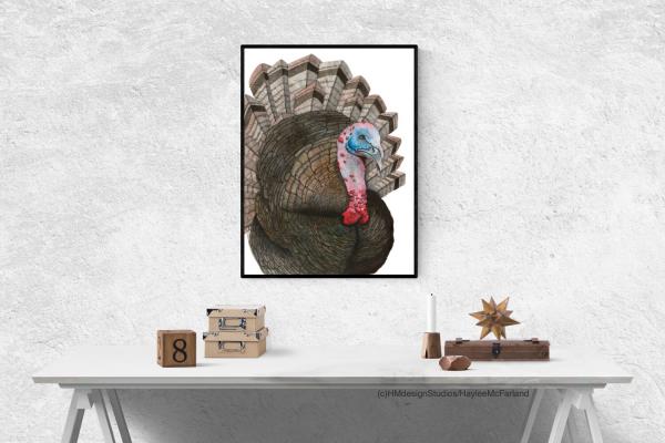 Turkey, LIMITED EDITION PRINT, Watercolor and Pen and Ink, by Haylee McFarland picture