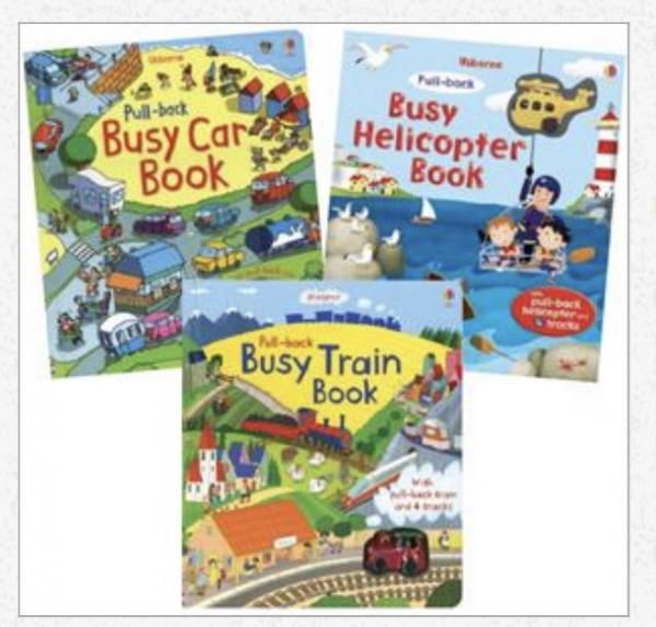 Pull Back Busy Book Series
