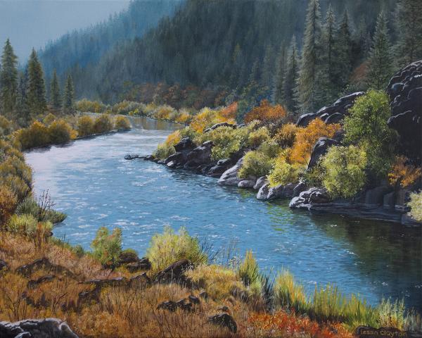 Hell's Canyon, Rogue River 24x30 picture