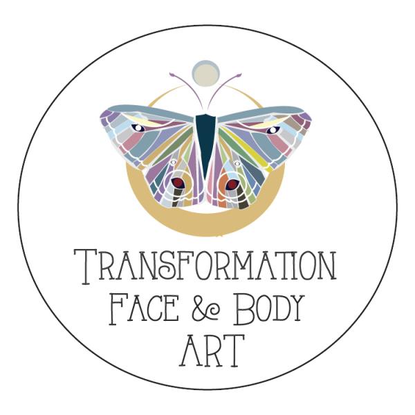 Transformation face and body art