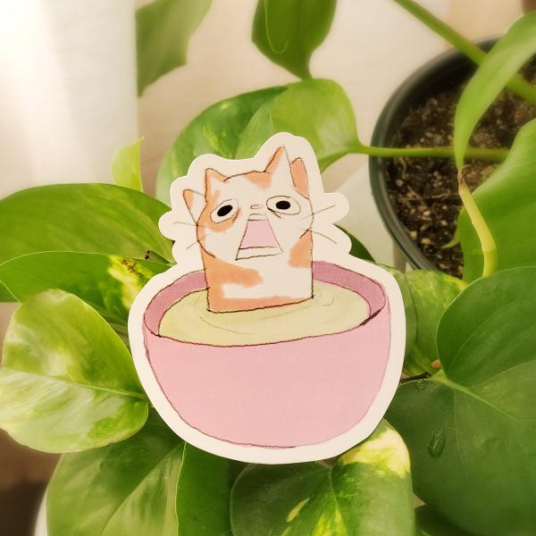 Anxious Cat Sticker Set picture