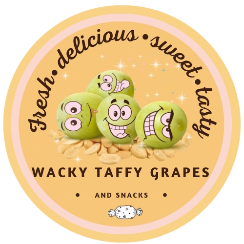 Wacky Taffy Grapes and Snacks