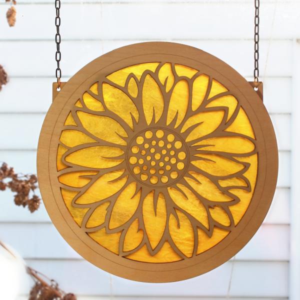 Grand Sunflower Suncatcher picture