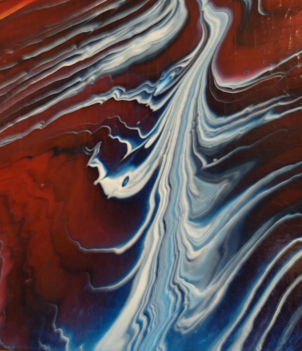 A Way Through- Abstract Fluid Art picture