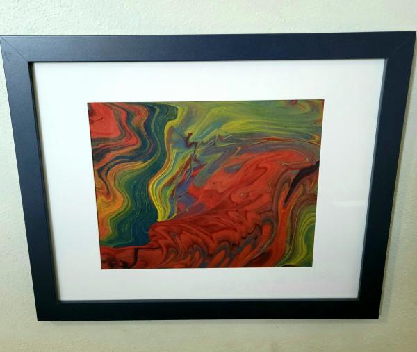 Memories from a Painted Desert- Pour Painting picture