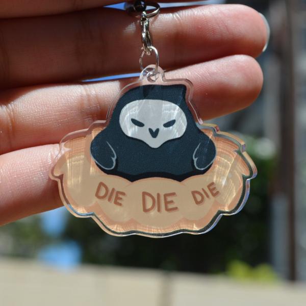 CLEARANCE Overwatch Reaper Birb and Birb76 Acrylic Charms picture