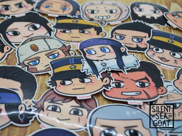 Golden Kamuy Chibi Sticker Packs picture