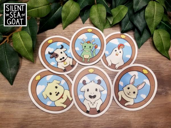 Cute Animal Window Vinyl Stickers picture