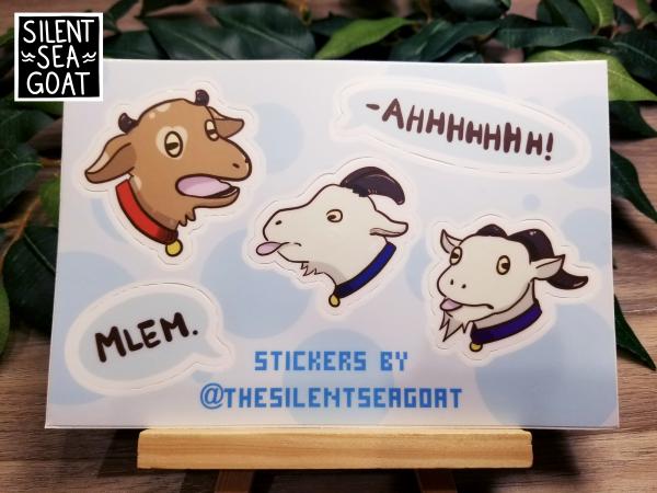 Goats Vinyl 4x6" Sticker Sheet picture