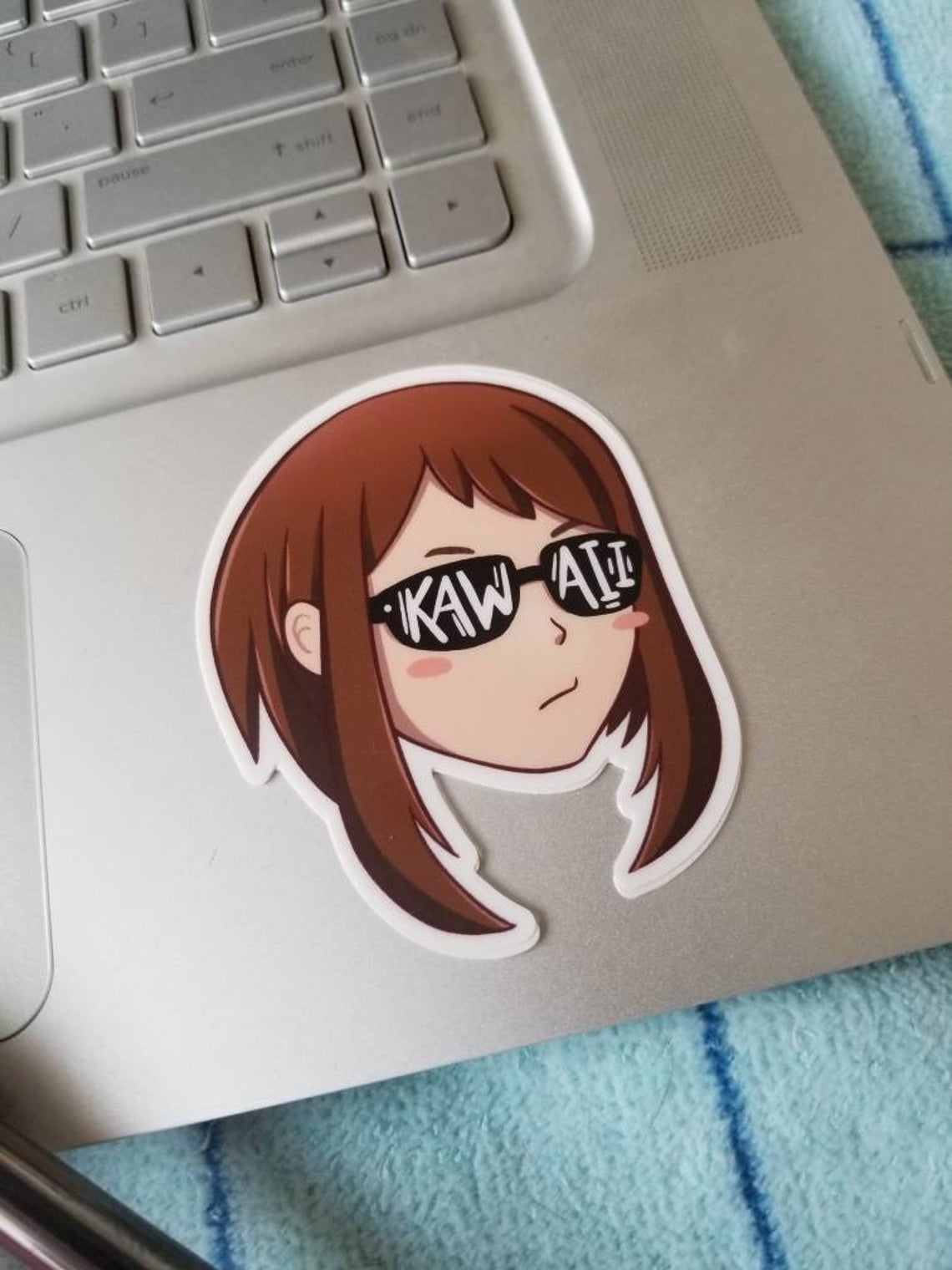 BNHA Ochako Kawaii Vinyl Sticker picture