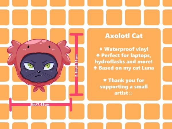 Cat in Animal Hats Vinyl Sticker picture
