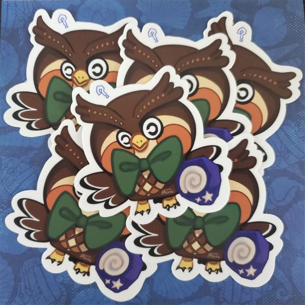 Animal Crossing: Blathers 3 inch Vinyl Sticker picture