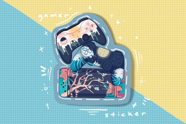 Video Game Aesthetic Sticker