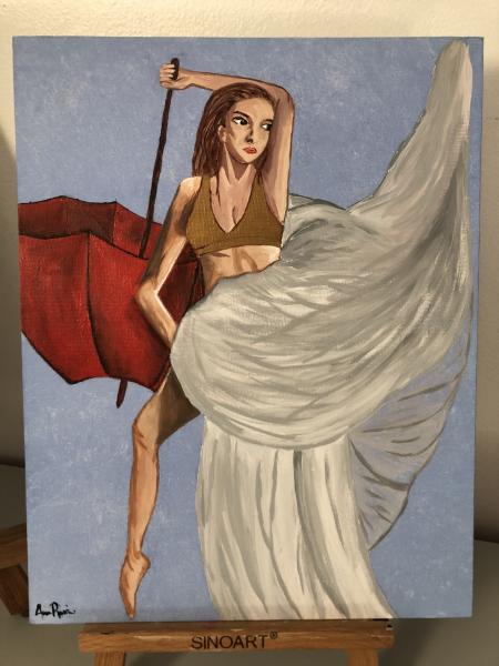 She is strength. Original artwork. Wall decor