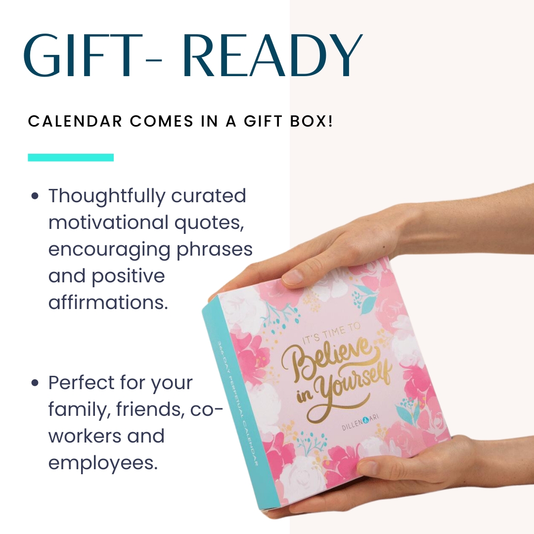 It's Time to Believe in Yourself: Motivational Desk Calendar picture