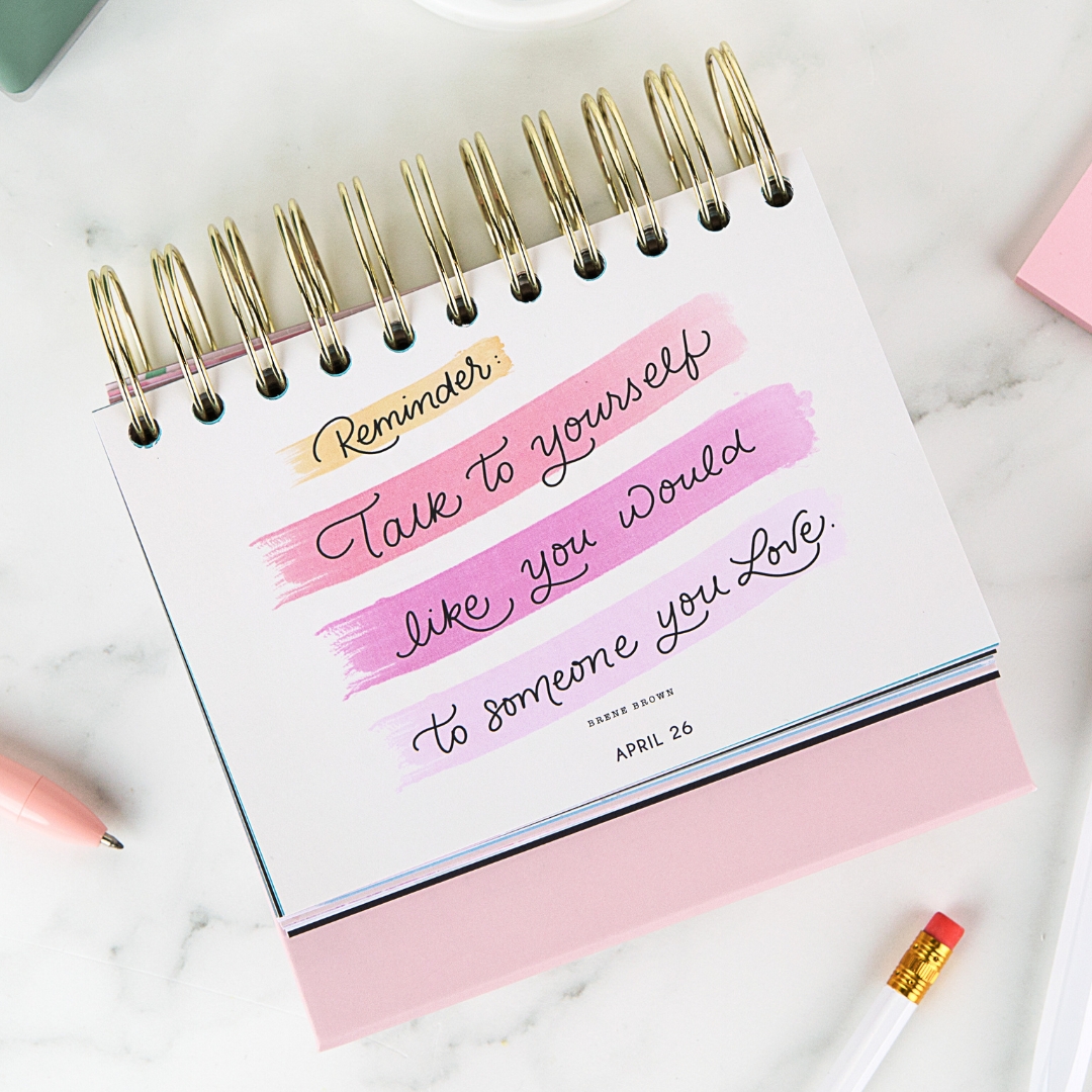 It's Time to Believe in Yourself: Motivational Desk Calendar picture