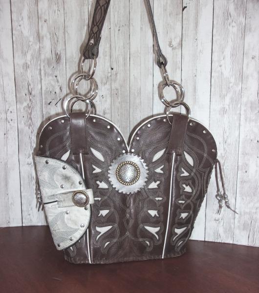 Hand-Crafted Conceal Carry Purse - Cowboy  Boot Purse CB60 picture
