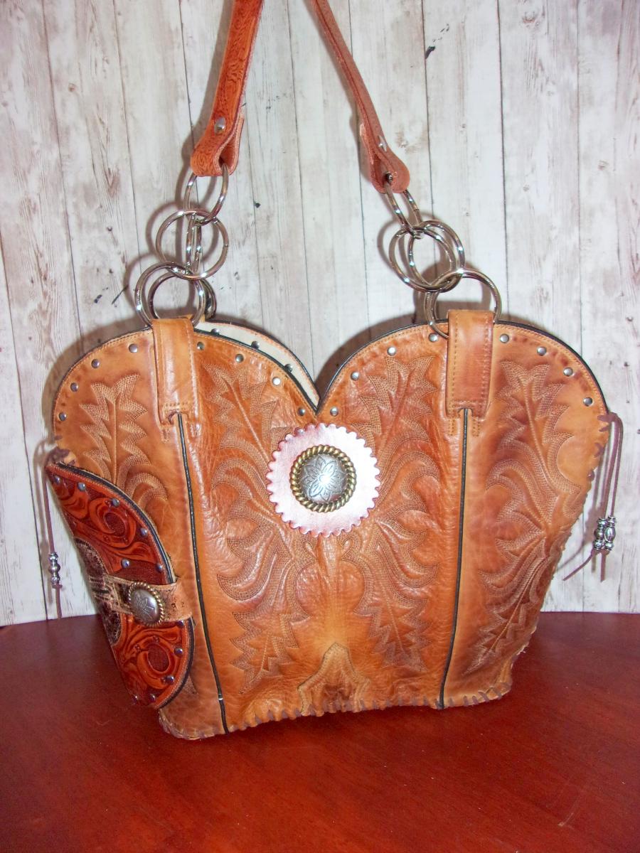 HandCrafted Conceal Carry Purse Cowboy Boot Purse CB68 Eventeny