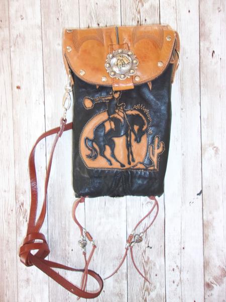Cross-Body Hipster Bag - Cowboy Boot Purse HP776 picture