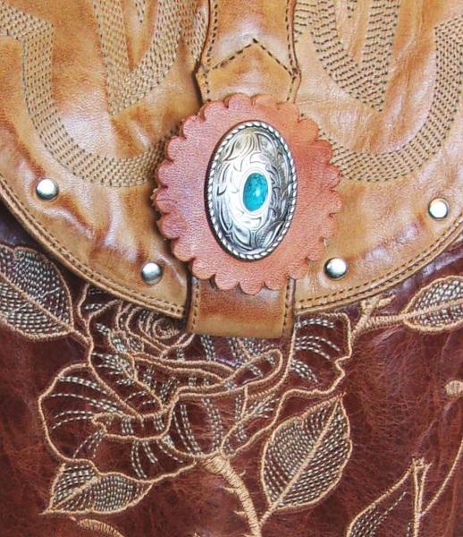 Cross-Body Hipster Bag - Cowboy Boot Purse HP733 picture