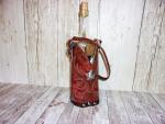 Leather Wine Tote - Cowboy Boot Wine Caddy WT556