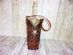 Leather Wine Tote - Cowboy Boot Wine Caddy WT563