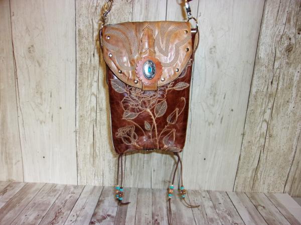 Cross-Body Hipster Bag - Cowboy Boot Purse HP733 picture