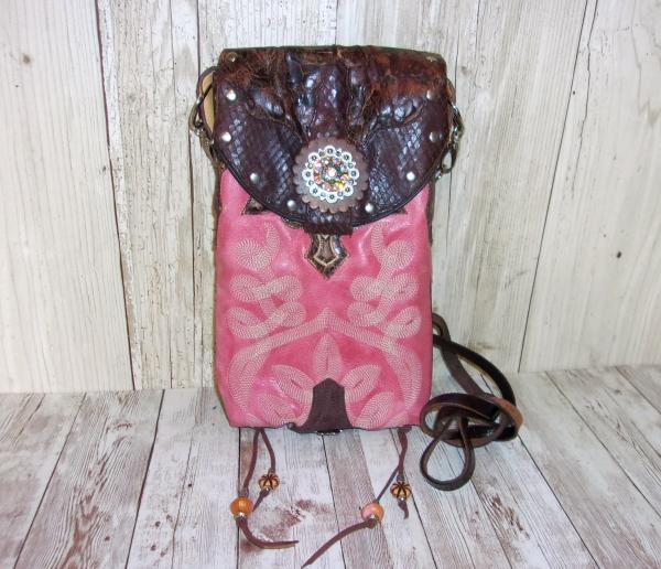 Cross-Body Hipster Bag - Cowboy Boot Purse HP625 picture