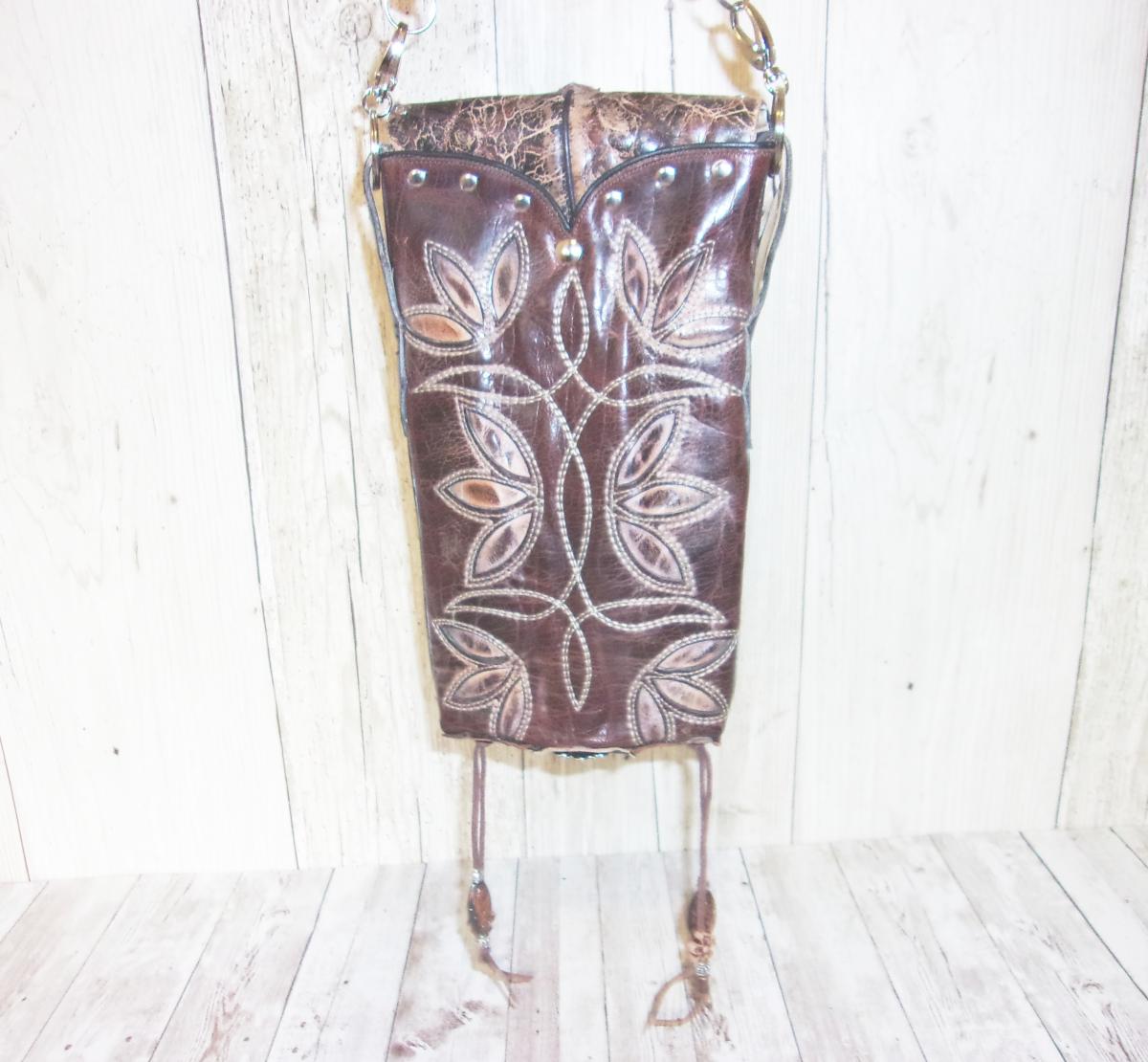 Cross-Body Hipster Bag - Cowboy Boot Purse HP640 picture