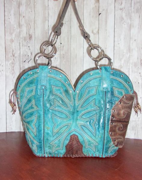 Hand-Crafted Conceal Carry Purse - Cowboy  Boot Purse CB65 picture