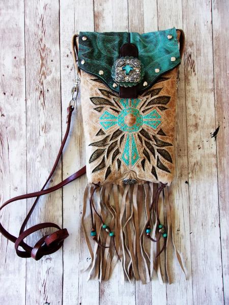Cross-Body Hipster Bag - Cowboy Boot Purse HP762