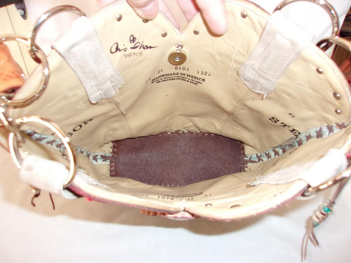Leather Shoulder Bag - Cowboy  Boot Purse DB308 picture