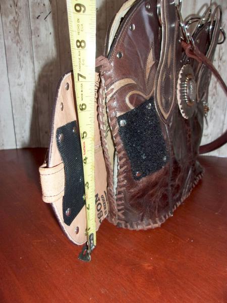 Hand-Crafted Conceal Carry Purse - Cowboy  Boot Purse CB66 picture