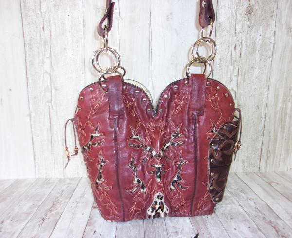 Hand-Crafted Conceal Carry Purse - Cowboy  Boot Purse CB73 picture