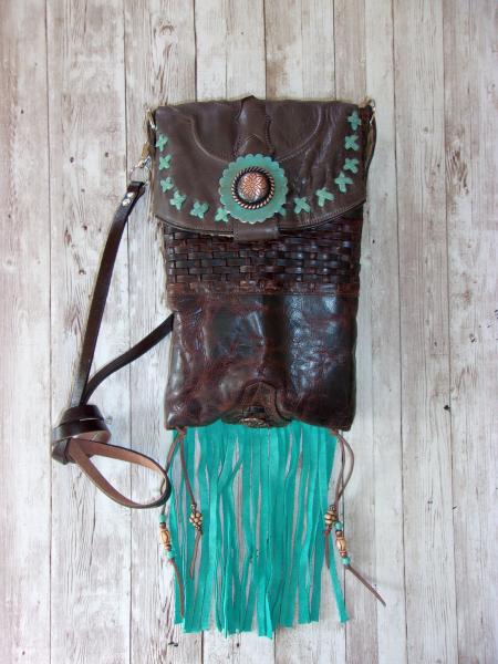 Cross-Body Hipster Bag - Cowboy Boot Purse HP758 picture