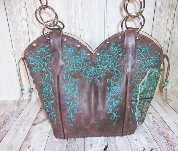 Hand-Crafted Conceal Carry Purse - Cowboy  Boot Purse CB72 picture