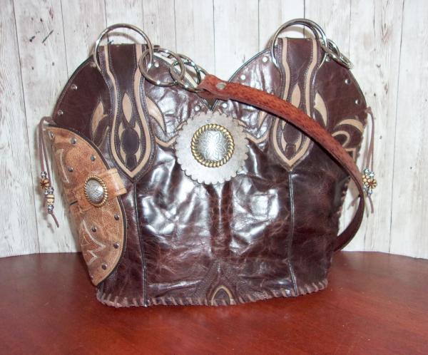 Hand-Crafted Conceal Carry Purse - Cowboy  Boot Purse CB66 picture