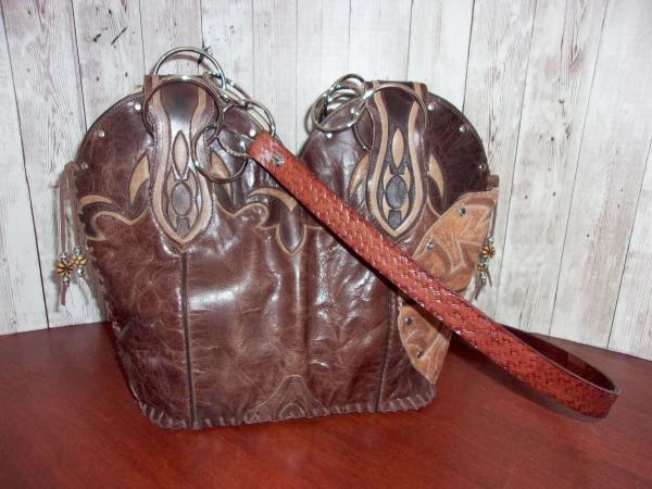 Hand-Crafted Conceal Carry Purse - Cowboy  Boot Purse CB66 picture